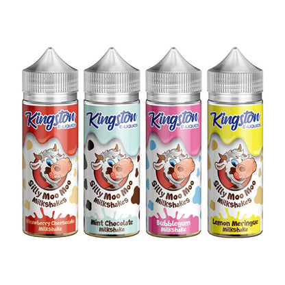 Kingston Silly Moo Moo Milkshakes 120ml Shortfill 0mg (70VG/30PG) - ZEROVAPES STORE