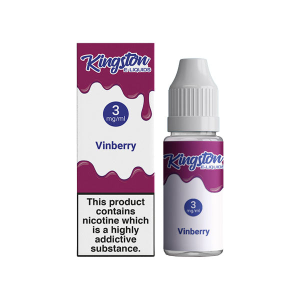 Kingston 18mg 10ml E-liquids (50VG/50PG) - ZERO VAPE STORE