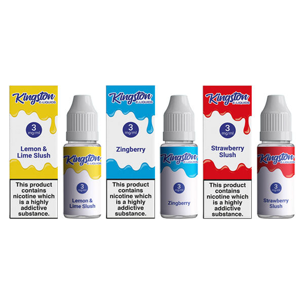 Kingston 18mg 10ml E-liquids (50VG/50PG) - ZERO VAPE STORE