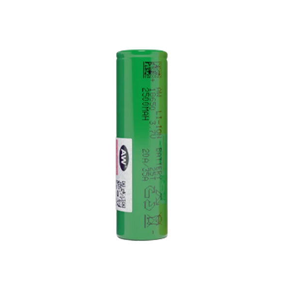 AW 25T 18650 2500mAh Battery - ZERO VAPE STORE