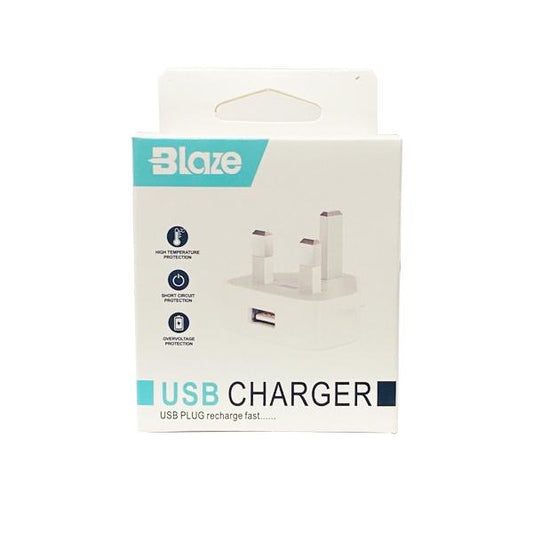 Blaze iPhone USB Wall Plug Charger - Boxed - ZEROVAPES STORE