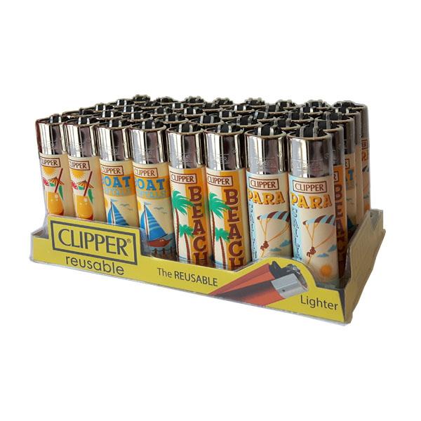 40 Clipper Summer Activities Premium Lighters - CL3C120UKH - ZEROVAPES STORE