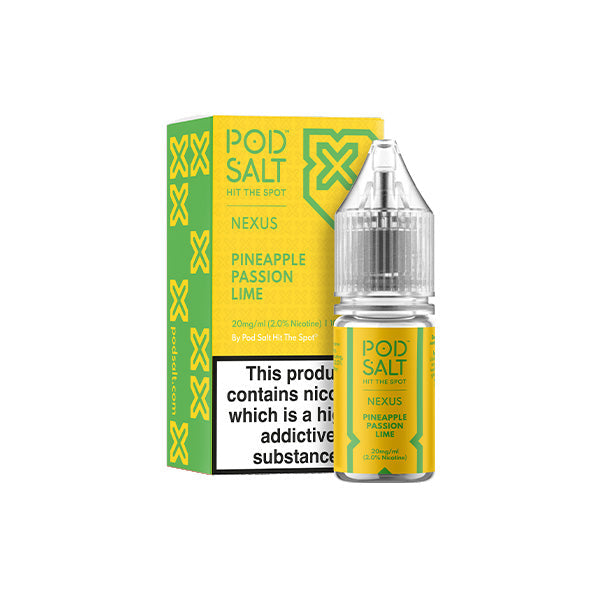 20mg Pod Salt Nexus 10ml Nic Salt (50VG/50PG) - ZERO VAPE STORE