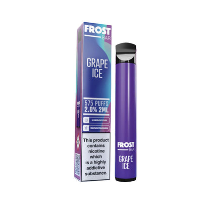 20mg Frost Bar Disposable Vape Kit 575 Puffs - ZERO VAPE STORE