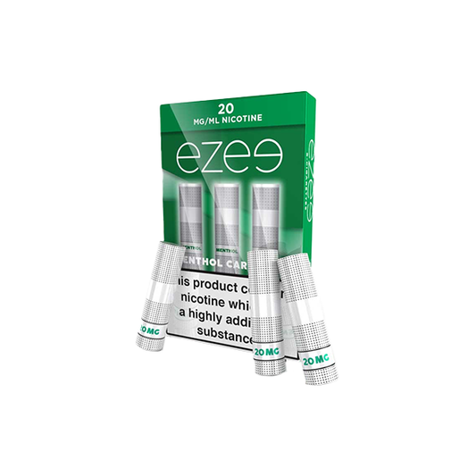 20mg Ezee E-cigarette Cartridges Menthol 1050 Puffs