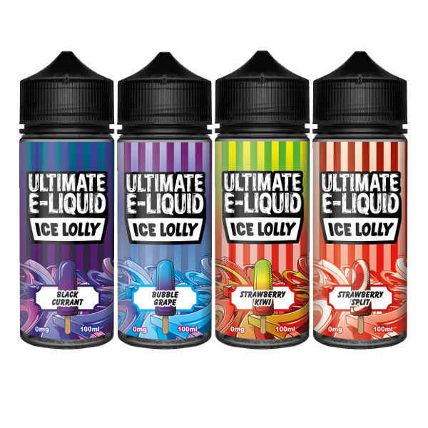 Ultimate E-liquid Ice Lolly by Ultimate Puff 100ml Shortfill 0mg (70VG/30PG) - ZERO VAPE STORE