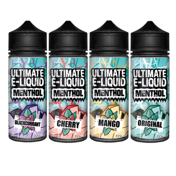 Ultimate E-liquid Menthol by Ultimate Puff 100ml Shortfill 0mg (70VG/30PG) - ZERO VAPE STORE