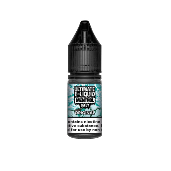 20mg Ultimate E-liquid Menthol Nic Salts 10ml (50VG/50PG) - ZERO VAPE STORE