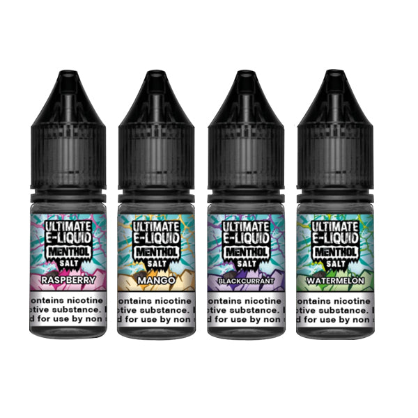 20mg Ultimate E-liquid Menthol Nic Salts 10ml (50VG/50PG) - ZERO VAPE STORE