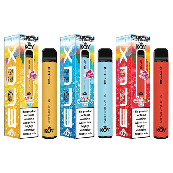 20mg Elux KOV Sweets Bar Disposable Vape Device 600 Puffs - ZERO VAPE STORE