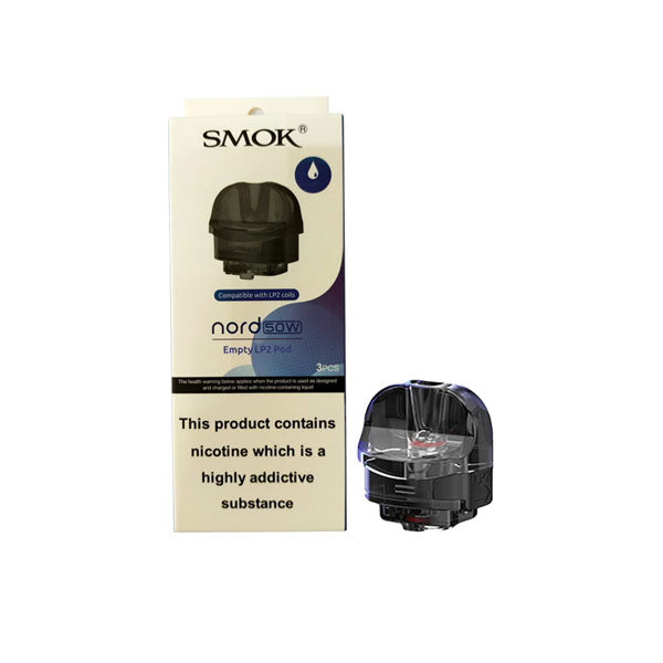 Smok Nord 50W LP2 Replacement Pods Large - ZERO VAPE STORE