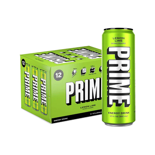 PRIME Energy USA Lemon Lime Drink Can 330ml