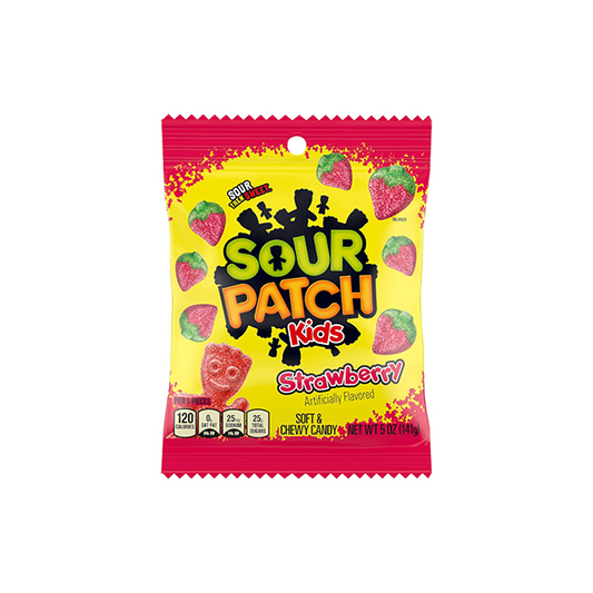 USA Sour Patch Kids Strawberry Share Bag - 141g