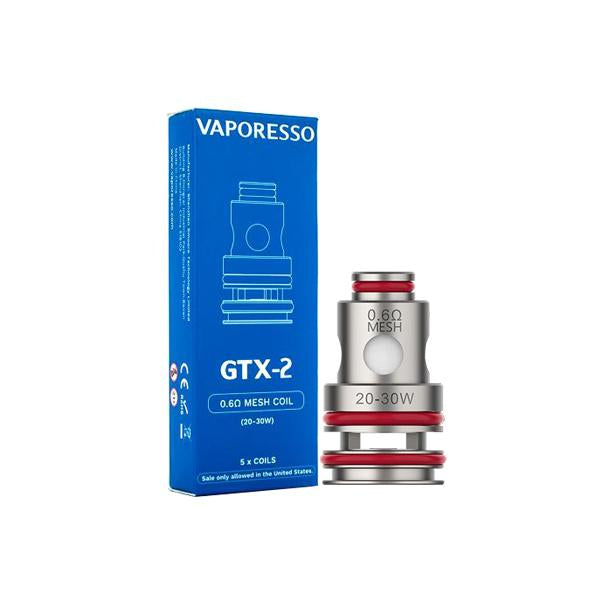 Vaporesso GTX-2 Meshed 0.6Ω Replacement Coils - ZERO VAPE STORE